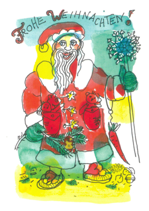 Renate Busse: Postkarte "Nikolaus"